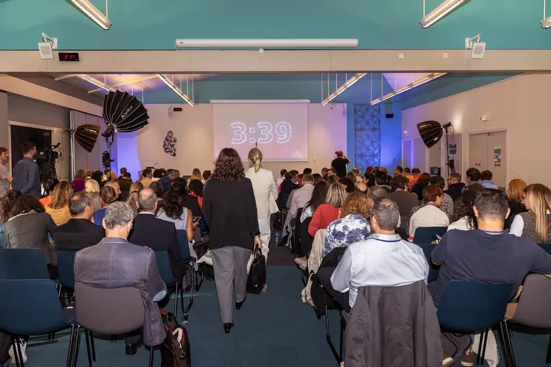 Welcome desk and badge distribution at INDEPENDANCE DAY 2